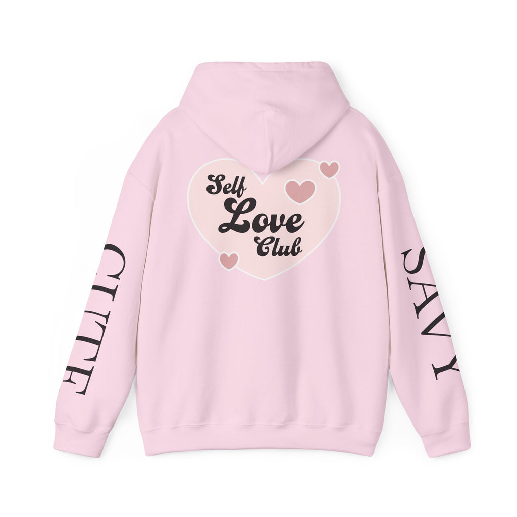 Girl Boss hoodie | Self Love Club heart back print