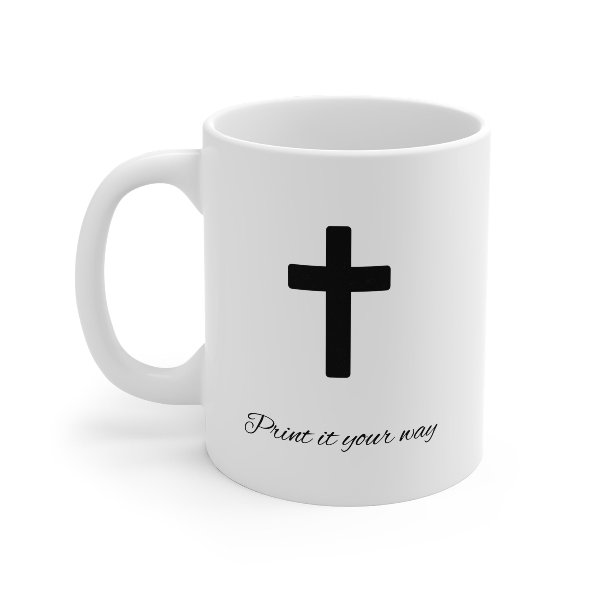 Personalized Double Sided Decorated Christian Scripture Coffee Cup for Christian Women Who Love Jesus