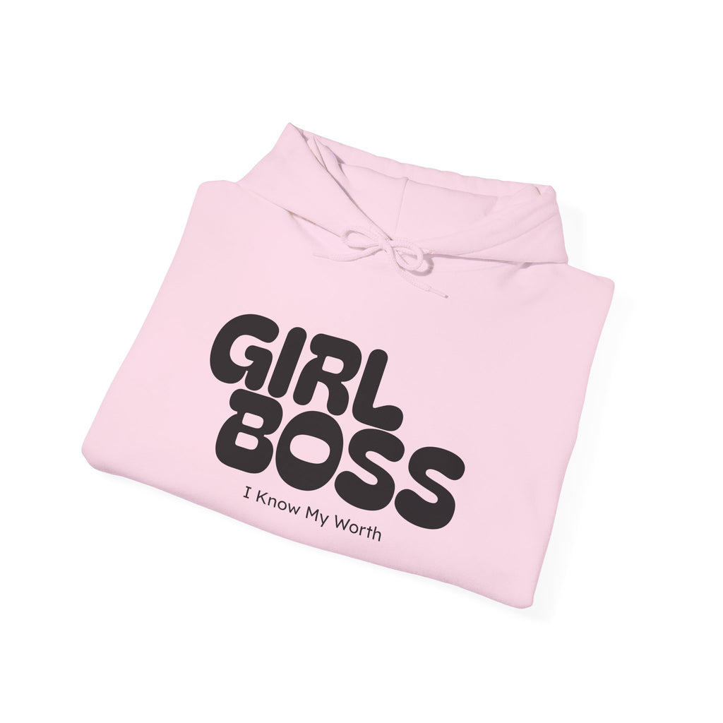 Girl Boss hoodie | Self Love Club heart back print