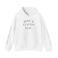 Jesus Loves You Hoodie | Christian Scripture Pullover, John 3:16 Sleeve Print