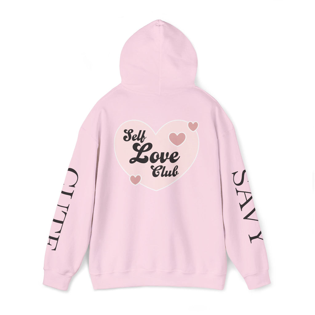 Girl Boss hoodie | Self Love Club heart back print