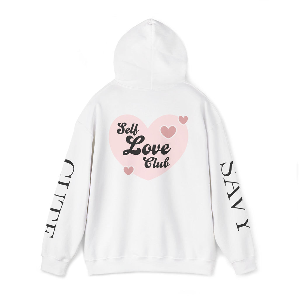 Girl Boss hoodie | Self Love Club heart back print
