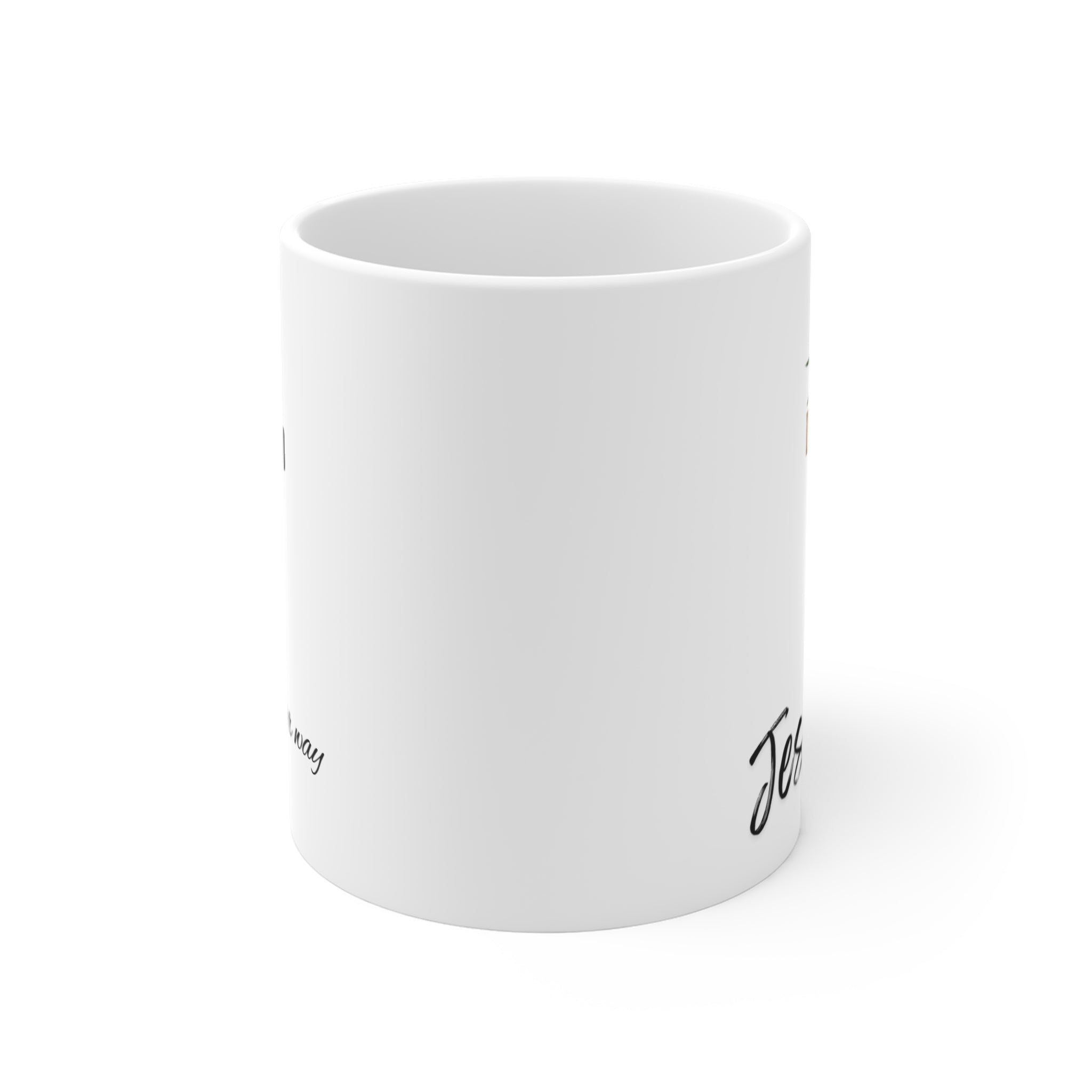 Personalized Double Sided Decorated Christian Scripture Coffee Cup for Christian Women Who Love Jesus
