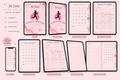 Digital Fitness Planner for Athletic Women | 30 Day Fitness Tracker | Weight Loss Tracker | Wellness Journal | Health & Habit Tracker