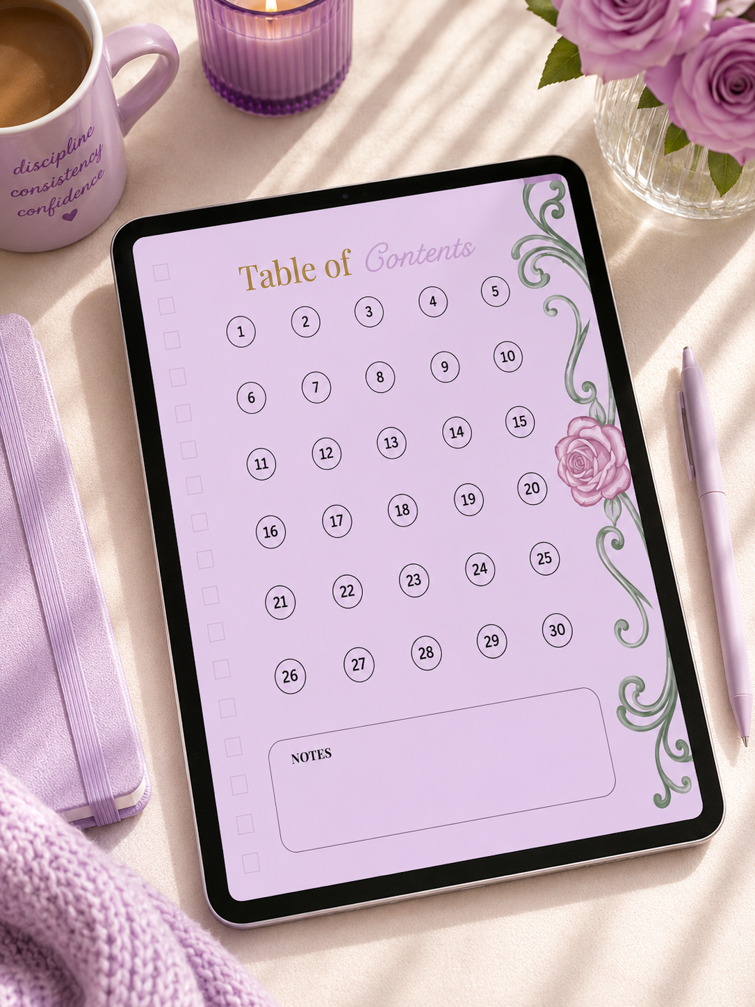 30-Day Purple Digital Fitness Tracker & Reflection Journal for Women | Weight Loss Tracker | Wellness Journal | Health and Habit Tracker